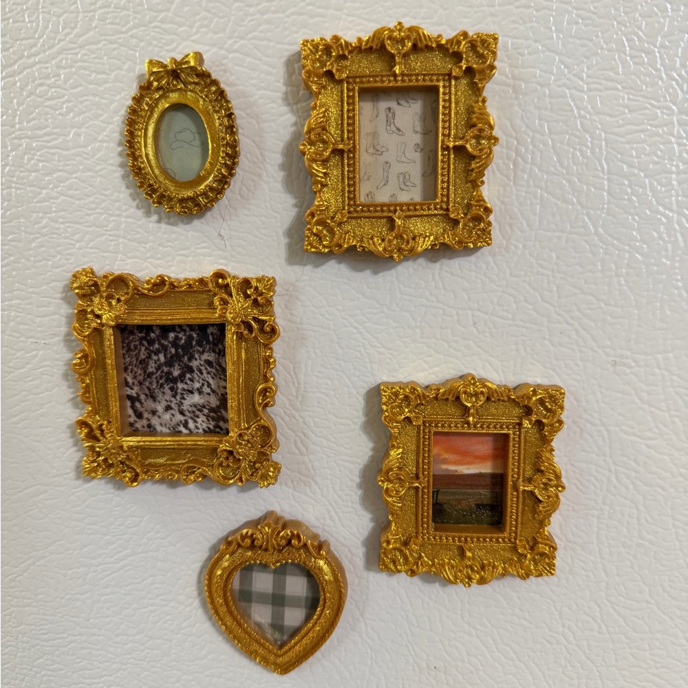 Set of 5 Magnets - Western